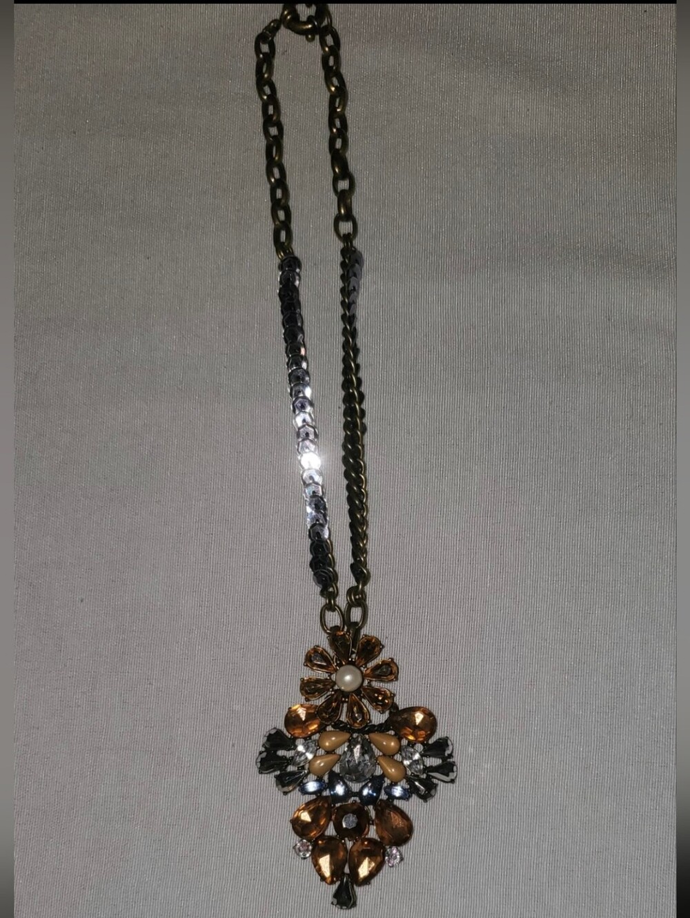 Anthropologie Necklace Jewel Necklace Vintage Anthropologie Jewelry Necklace New - Picture 5 of 12